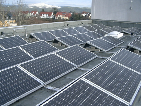 Photovoltaikanlage Firmengebäude Sonepar, Pößneck