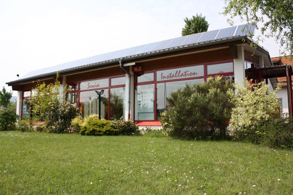 Eigene Photovoltaikanlage auf dem Geschäftshaus